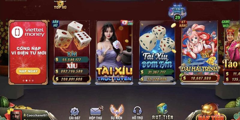 Nhiều hình thức tham gia game bài B52